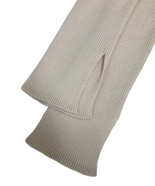 AURALEE（オーラリー）AURALEE (オーラリー) Ron Herman (ロンハーマン) 別注ボートネックリブニット ベージュ サイズ:SIZE 1の古着・服飾アイテム