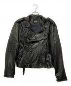 Y-3×adidasワイスリー×アディダス）の古着「ダブルライダースジャケット」｜ブラック