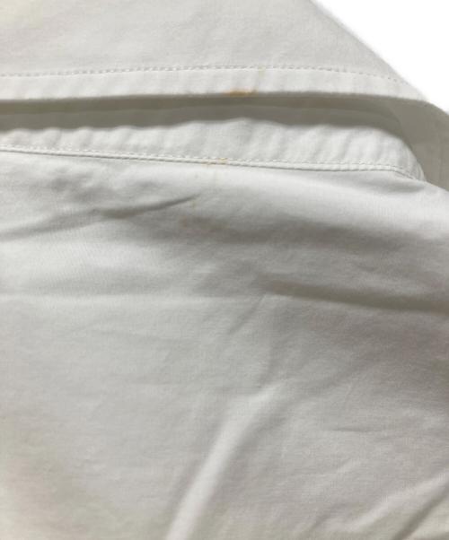 GIANNI VERSACE（ジャンニ・ヴェルサーチ）GIANNI VERSACE (ジャンニ・ヴェルサーチ) ロゴ刺繍S/Sシャツ ホワイト サイズ:37の古着・服飾アイテム