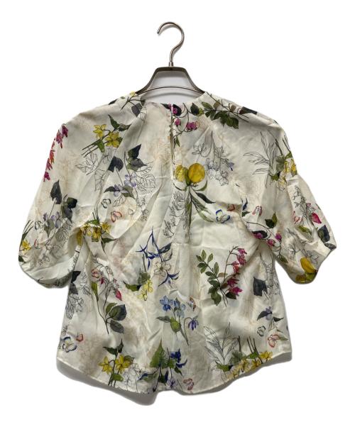 TOMORROW LAND collection（トゥモローランドコレクション）TOMORROW LAND collection (トゥモローランドコレクション) パピヨンフラワープリント パフスリーブブラウス アイボリー サイズ:36の古着・服飾アイテム