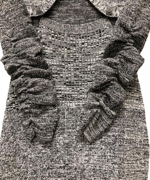 melt the lady（メルトザレディ）melt the lady (メルトザレディ) Button open round onepiece グレー サイズ:Fの古着・服飾アイテム