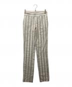 christian wijnantsクリスチャン ワイナンツ）の古着「ストライプイージーパンツ」｜ホワイト