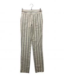 christian wijnants（クリスチャン ワイナンツ）の古着「ストライプイージーパンツ」｜ホワイト