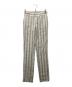 christian wijnants（クリスチャン ワイナンツ）の古着「ストライプイージーパンツ」｜ホワイト