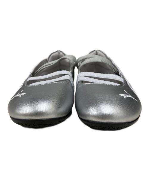 PUMA（プーマ）PUMA (プーマ) スピードキャット バレエ メタリック スニーカー グレー サイズ:23.5の古着・服飾アイテム