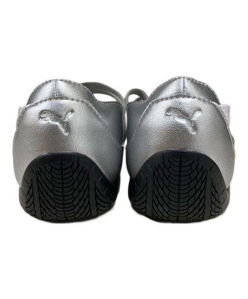 PUMA（プーマ）PUMA (プーマ) スピードキャット バレエ メタリック スニーカー グレー サイズ:23.5の古着・服飾アイテム