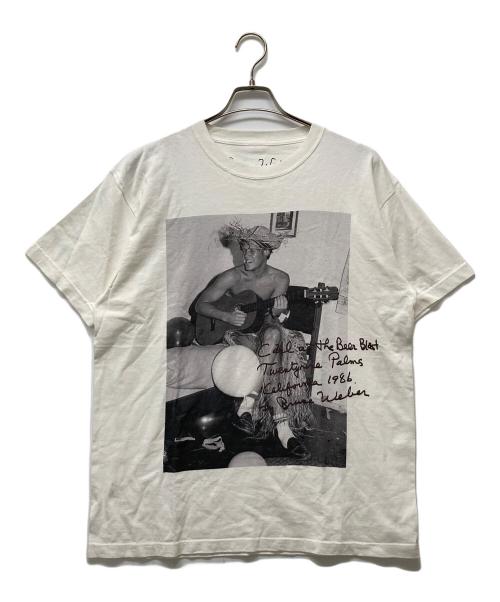 BIOTOP（ビオトープ）BIOTOP (ビオトープ) Bruce Weber (ブルース・ウェバー) 10C (テンシー) Photo T-shirts ホワイト サイズ:XLの古着・服飾アイテム