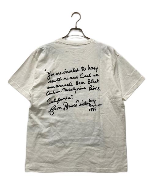 BIOTOP（ビオトープ）BIOTOP (ビオトープ) Bruce Weber (ブルース・ウェバー) 10C (テンシー) Photo T-shirts ホワイト サイズ:XLの古着・服飾アイテム