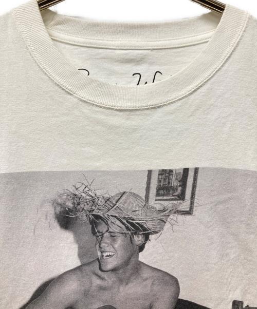 BIOTOP（ビオトープ）BIOTOP (ビオトープ) Bruce Weber (ブルース・ウェバー) 10C (テンシー) Photo T-shirts ホワイト サイズ:XLの古着・服飾アイテム