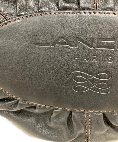 LANCEL（ランセル）LANCEL (ランセル) レザーハンドバッグ ブラックの古着・服飾アイテム