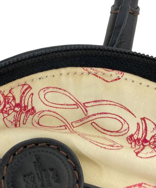 LANCEL（ランセル）LANCEL (ランセル) レザーハンドバッグ ブラックの古着・服飾アイテム