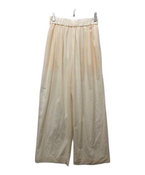 BEIGE（ベイジ）BEIGE (ベイジ) SPIGA / イージータックワイドパンツ アイボリー サイズ:4の古着・服飾アイテム