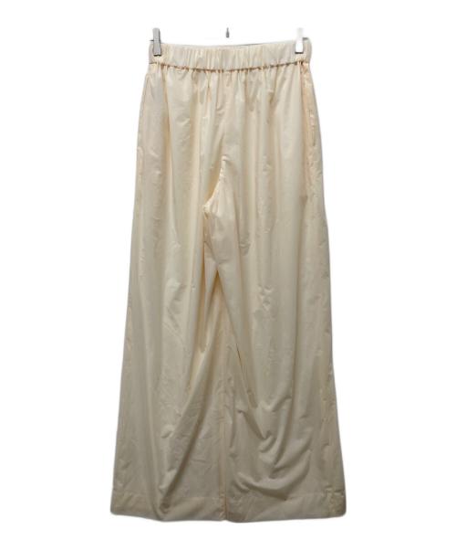 BEIGE（ベイジ）BEIGE (ベイジ) SPIGA / イージータックワイドパンツ アイボリー サイズ:4の古着・服飾アイテム