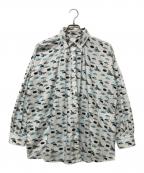 MaxMaraマックスマーラ）の古着「RABAT総柄シャツ」｜ホワイト