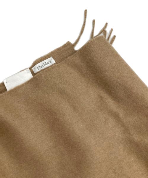 MaxMara（マックスマーラ）MaxMara (マックスマーラ) カシミヤマフラー ベージュの古着・服飾アイテム