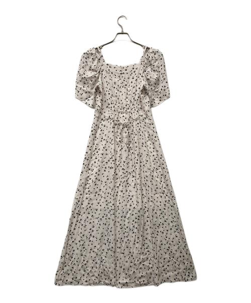 FRAY ID（フレイ アイディー）FRAY ID (フレイ アイディー) フルーツプリント2wayオフショルワンピース ホワイト サイズ:FREEの古着・服飾アイテム