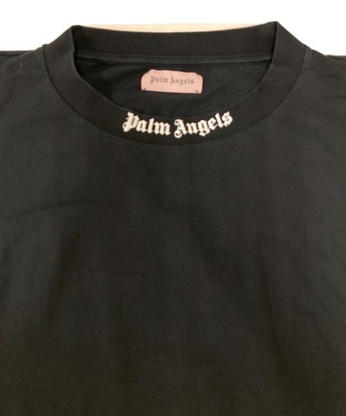 Palm Angels（パーム エンジェルス）Palm Angels (パーム エンジェルス) バックロゴプリントカットソー ブラック サイズ:Ｌの古着・服飾アイテム