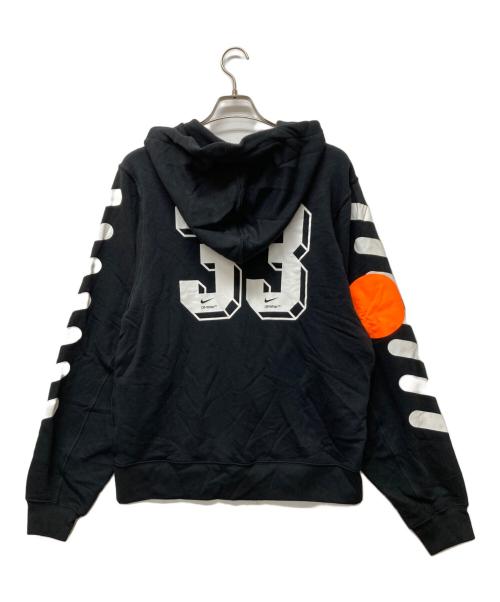 NIKE（ナイキ）NIKE (ナイキ) OFFWHITE (オフホワイト) Pull Over Hoodie ブラック サイズ:Ｍの古着・服飾アイテム