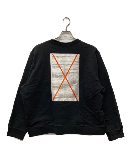 adidas（アディダス）adidas (アディダス) ALEXANDER WANG (アレキサンダーワン) クルーネックスウェット ブラック サイズ:4XOの古着・服飾アイテム