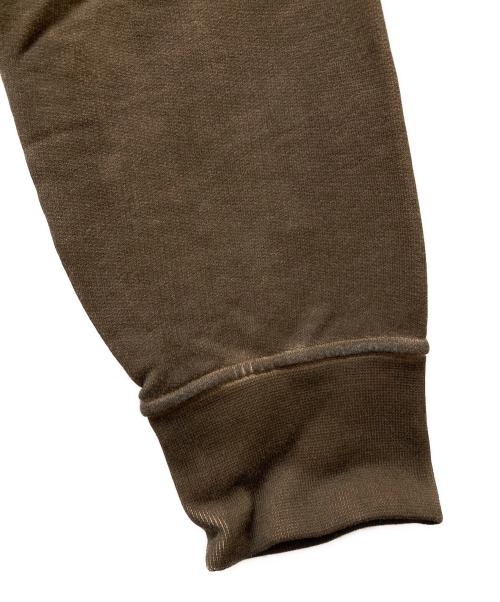 DIESEL（ディーゼル）DIESEL (ディーゼル) A-COLD-WALL (ア・コールド・ウォール) ロゴプリント スウェット ブラウン サイズ:Ｌの古着・服飾アイテム