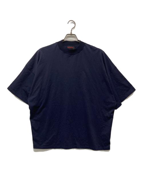 CABAN（キャバン）CABaN (キャバン) コットン ビルドネックTシャツ ネイビー サイズ:Freeの古着・服飾アイテム