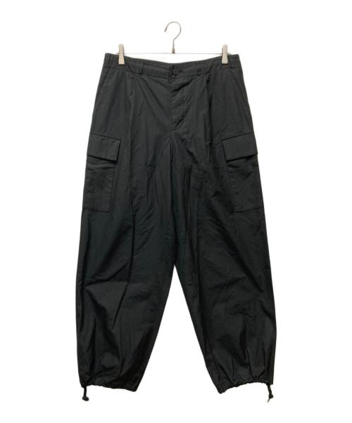 ATON（エイトン）ATON (エイトン) NATURAL DYED WEATHER EASY CARGO PANTS ブラック サイズ:06の古着・服飾アイテム