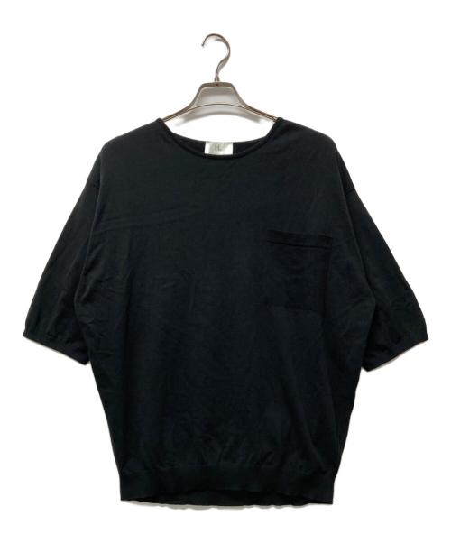 HERILL（ヘリル）HERILL (ヘリル) Suvincotton Highgauge-T ブラック サイズ:3の古着・服飾アイテム
