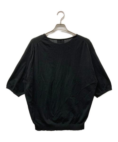 HERILL（ヘリル）HERILL (ヘリル) Suvincotton Highgauge-T ブラック サイズ:3の古着・服飾アイテム