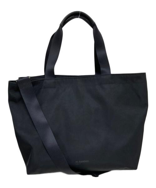 JIL SANDER NAVY（ジルサンダー ネイビー）JIL SANDER NAVY (ジルサンダー ネイビー) 2WAY ナイロン ショルダーバッグ ブラックの古着・服飾アイテム