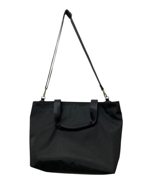 JIL SANDER NAVY（ジルサンダー ネイビー）JIL SANDER NAVY (ジルサンダー ネイビー) 2WAY ナイロン ショルダーバッグ ブラックの古着・服飾アイテム