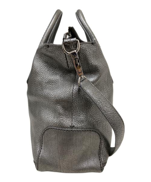 HIROFU（ヒロフ）HIROFU (ヒロフ) 2WAYバッグ シルバーの古着・服飾アイテム