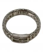 FENDIフェンディ）の古着「FFバケットリング」｜シルバー