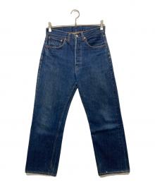 LEVI'S（リーバイス）の古着「501BIG E後期デニムパンツ/裏ボタン6 /足長R/ 耳裏シングル×シングル/ボタンフライ4個/ 並行ステッチ」｜インディゴ