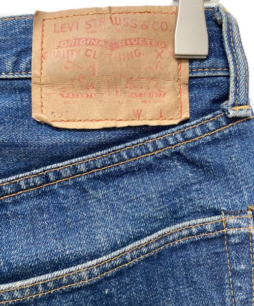 LEVI'S（リーバイス）LEVI'S (リーバイス) 501BIG E後期デニムパンツ/裏ボタン6 /足長R/ 耳裏シングル×シングル/ボタンフライ4個/ 並行ステッチ インディゴ サイズ:表記なしの古着・服飾アイテム