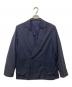 TOMORROW LAND（トゥモローランド）の古着「ライトトロピカルウール 4Bダブルブレストジャケット」｜ネイビー