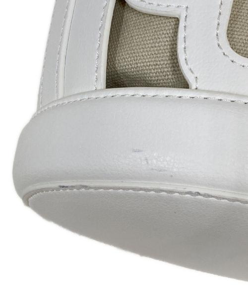 DAIANA（ダイアナ）DAIANA (ダイアナ) カットワークショルダーバッグ ホワイトの古着・服飾アイテム