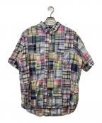 SUPREME×GOODENOUGHシュプリーム×グッドイナフ）の古着「Patchwork Madras S/S Shirt」｜マルチカラー