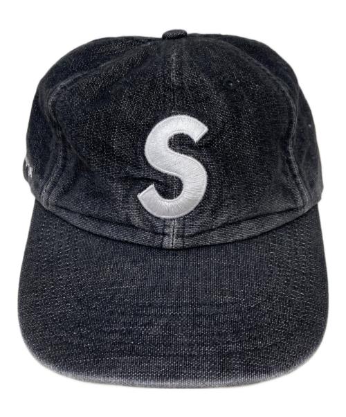 SUPREME（シュプリーム）Supreme (シュプリーム) 25SS Cordura Denim S Logo 6-Panel ブラックの古着・服飾アイテム