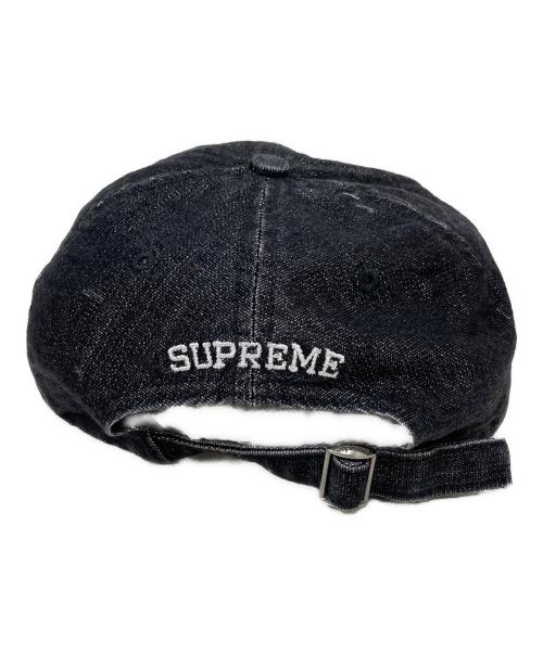 SUPREME（シュプリーム）Supreme (シュプリーム) 25SS Cordura Denim S Logo 6-Panel ブラックの古着・服飾アイテム