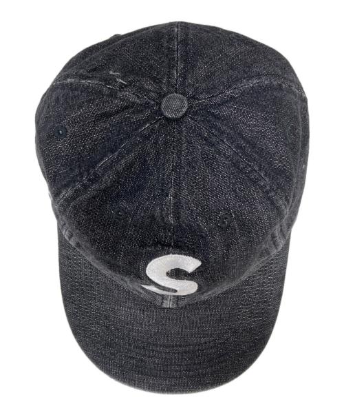 SUPREME（シュプリーム）Supreme (シュプリーム) 25SS Cordura Denim S Logo 6-Panel ブラックの古着・服飾アイテム