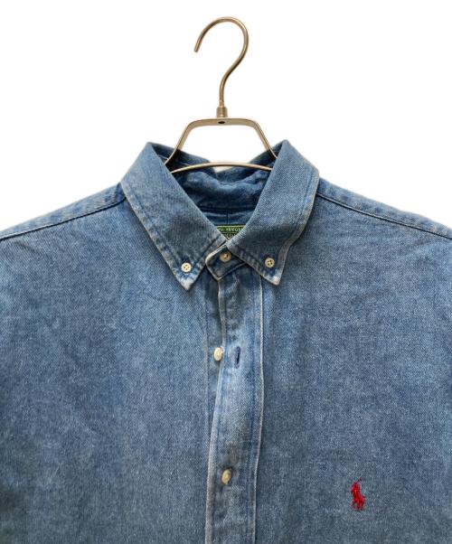 POLO COUNTRY（ポロカントリー）POLO COUNTRY (ポロカントリー) デニムシャツ インディゴ サイズ:Ⅿの古着・服飾アイテム