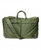 PORTERポーター）の古着「TANKER 2WAY BOSTON BAG」｜グリーン
