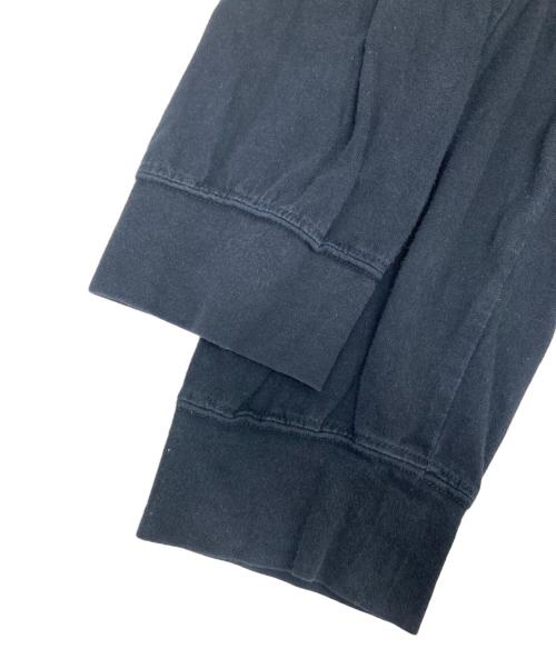 WIND AND SEA（ウィンダンシー）WIND AND SEA (ウィンダンシー) YOHJI YAMAMOTO (ヨウジヤマモト) Signature-style logo Long Sleeve T-shirt ブラック サイズ:SIZE 3の古着・服飾アイテム
