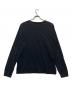 WIND AND SEA (ウィンダンシー) YOHJI YAMAMOTO (ヨウジヤマモト) Signature-style logo Long Sleeve T-shirt ブラック サイズ:SIZE 3：6000円