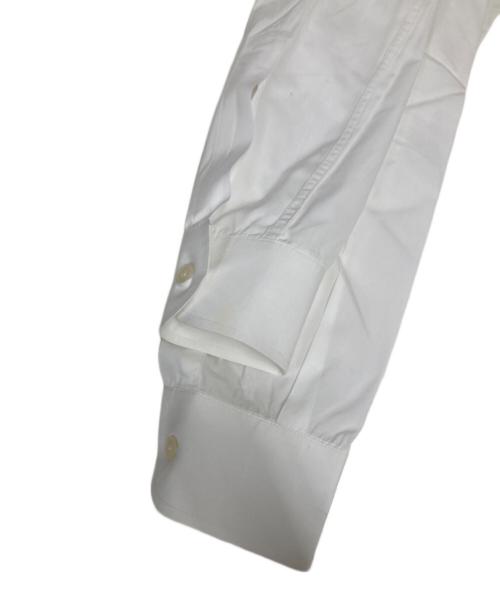 RAF SIMONS（ラフシモンズ）RAF SIMONS (ラフシモンズ) R刺繍ワンポイントコットンシャツ ホワイト サイズ:SIZE 4の古着・服飾アイテム