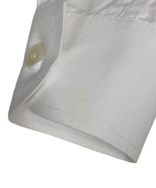 RAF SIMONS（ラフシモンズ）RAF SIMONS (ラフシモンズ) R刺繍ワンポイントコットンシャツ ホワイト サイズ:SIZE 4の古着・服飾アイテム