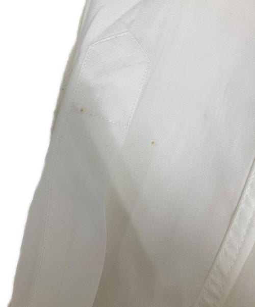 RAF SIMONS（ラフシモンズ）RAF SIMONS (ラフシモンズ) R刺繍ワンポイントコットンシャツ ホワイト サイズ:SIZE 4の古着・服飾アイテム