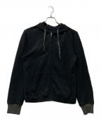 PRADAプラダ）の古着「カシミア混ジップアップパーカー」｜ブラック