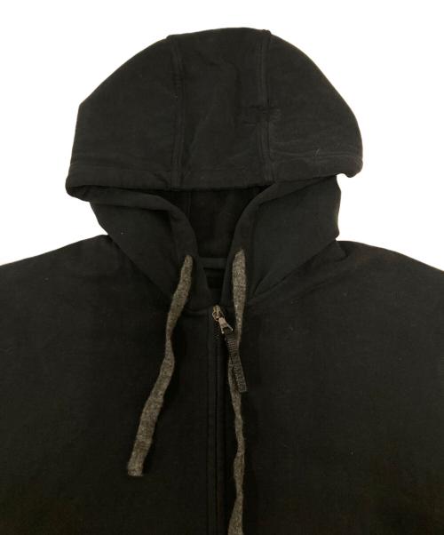 PRADA（プラダ）PRADA (プラダ) カシミア混ジップアップパーカー ブラック サイズ:SIZE Sの古着・服飾アイテム