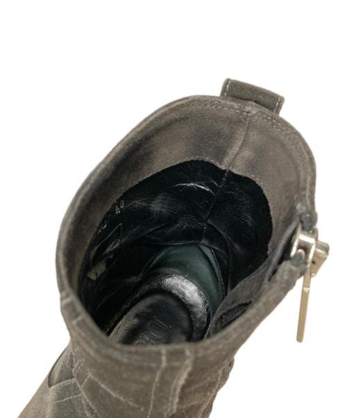 DIOR HOMME（ディオール オム）Dior Homme (ディオール オム) スウェードサイドジップブーツ グレー サイズ:40の古着・服飾アイテム